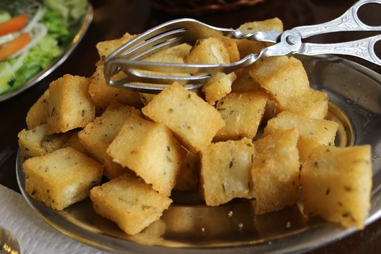 Milho Frito Madeira Fried Cornmeal Madeira Portugal