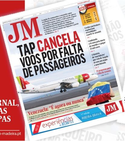 JM-31.1.19 TAP Cancels flights betwen Lisbon and Madeira