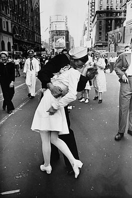 V-J-dag op Times Square The Kiss Iconic Picture Madeira