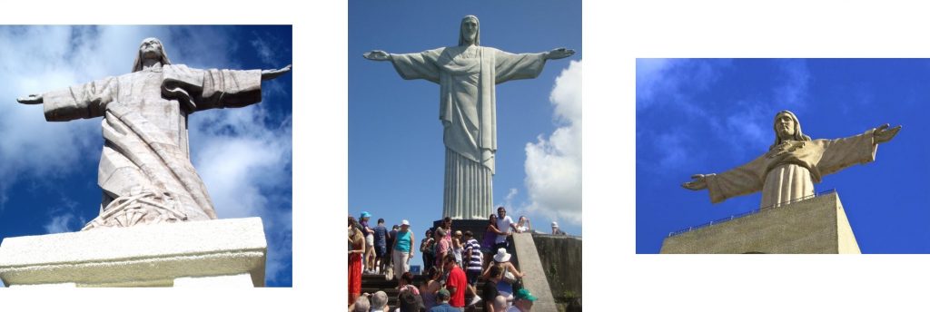 Cristo Rei Madeira - Cristo Rei Rio Brasil - Cristo Rei Lisbon Portugal