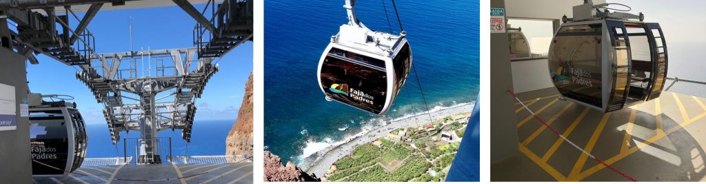 Seilbahn Faja Dos Padres Madeira Portugal