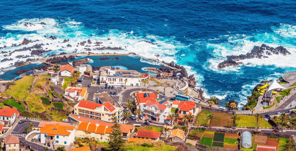 Porto Moniz Lava Pools Madeira subtropical weather Portugal Webcams weather forecast