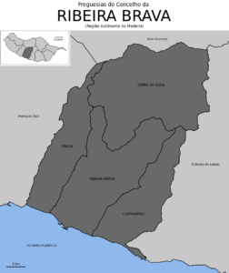 Madeira - Municipality of Ribeira Brava - general map