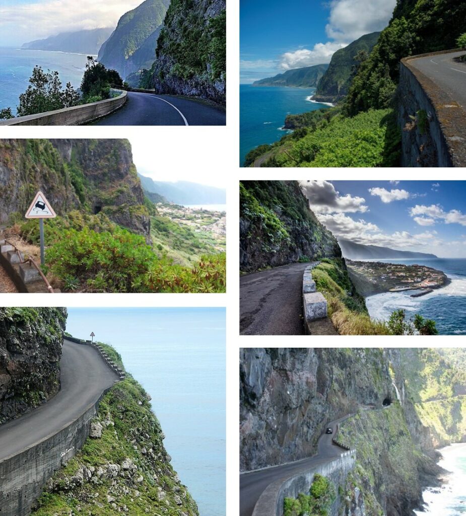 Most scenic road Madeira er 101 Portugal