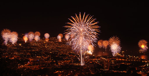 Fireworks Madeira New Year
