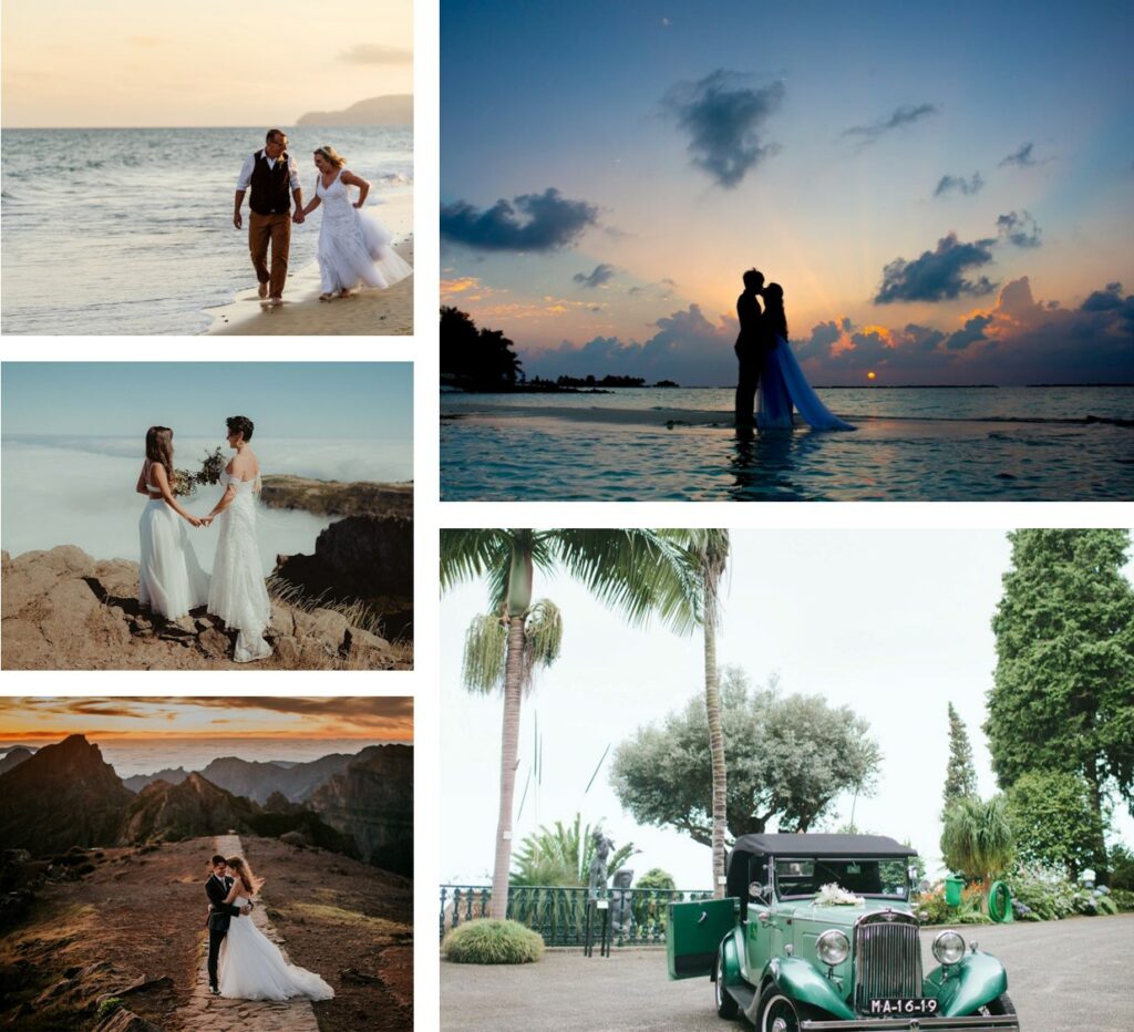 Madeira Island Porto Santo Island Portugal Destination Wedding