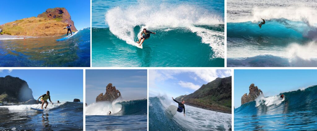 Surfing in Madeira Island 
