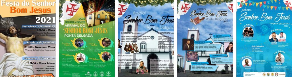 Arraial Senhor Bom Jesus Ponta Delgada Madeira Poster